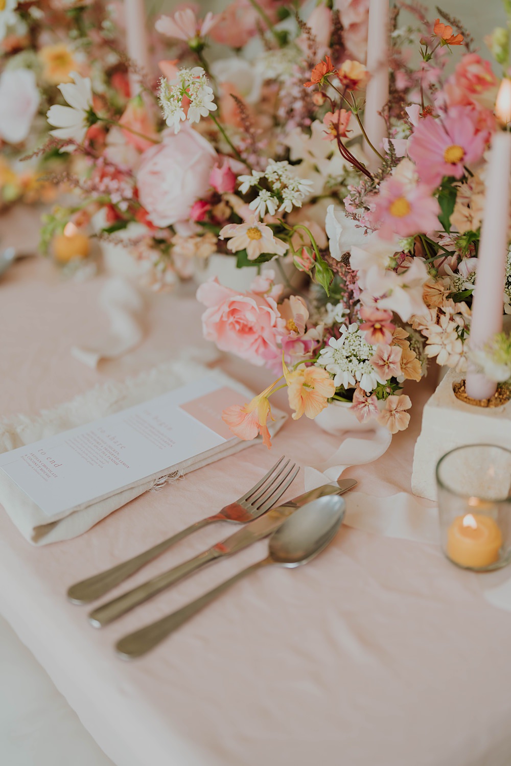 Spring Cotswolds Wedding Ideas Mei Lou Photography Place Setting Menu Card Napkin
