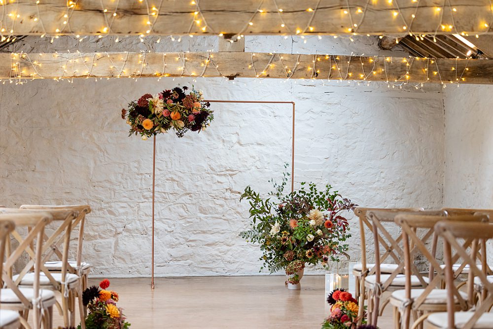 The Courtyard Venue Wedding Ideas Nicki Jones Photography Metal Frame Flower Arch Backdrop