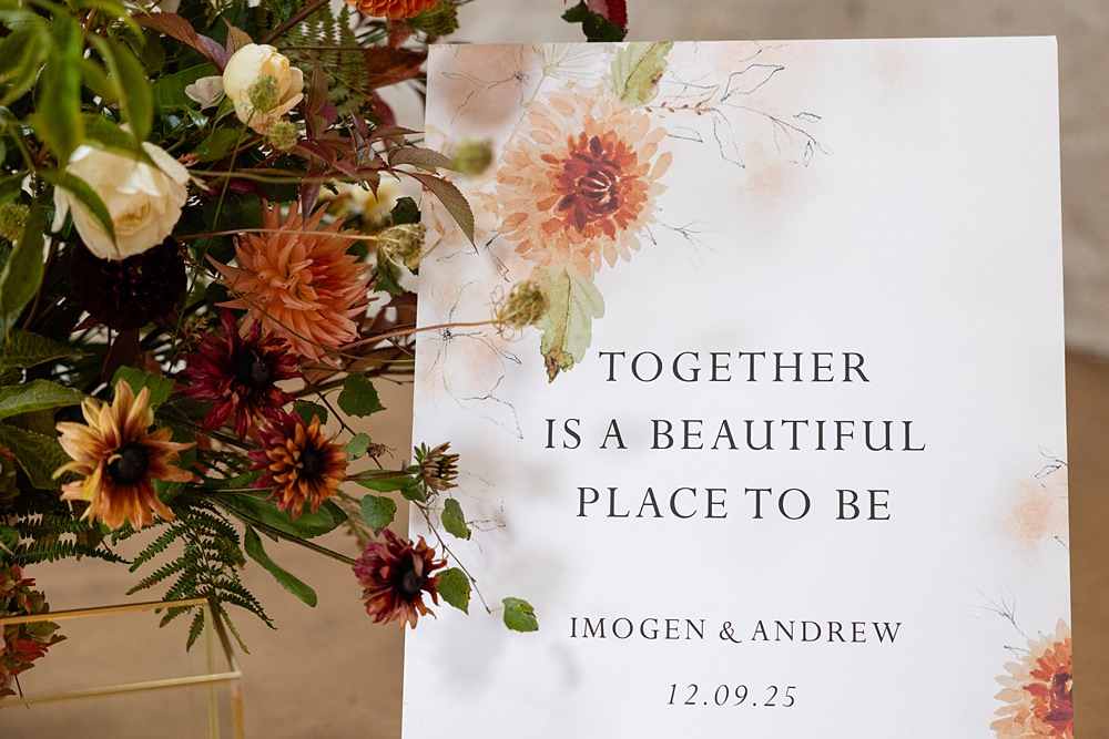 The Courtyard Venue Wedding Ideas Nicki Jones Photography Welcome Sign
