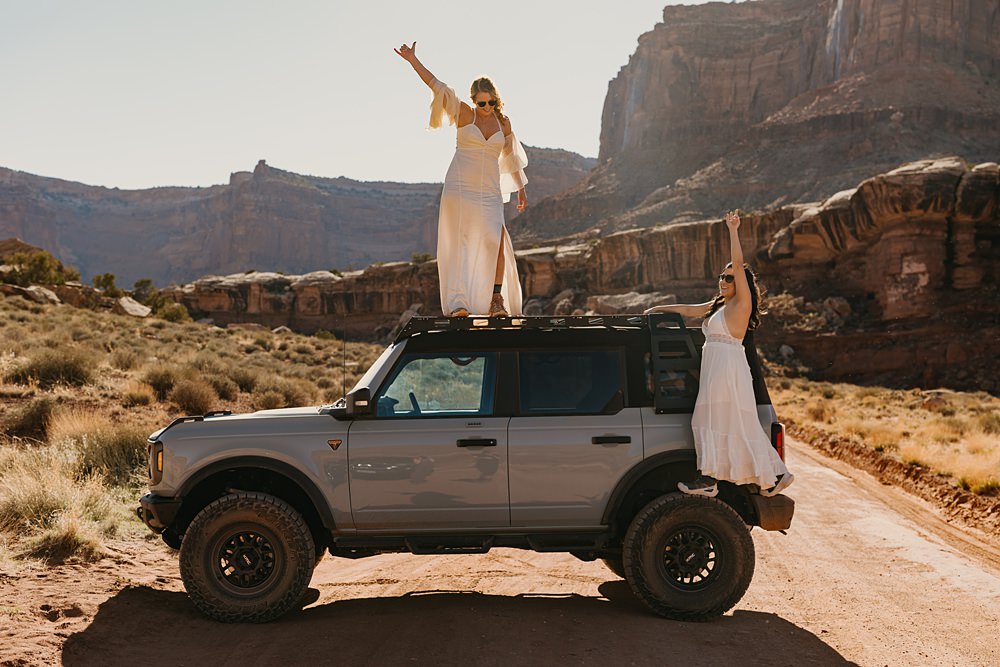 The Red Earth Venue Wedding Adventure and Vow Transport Car
