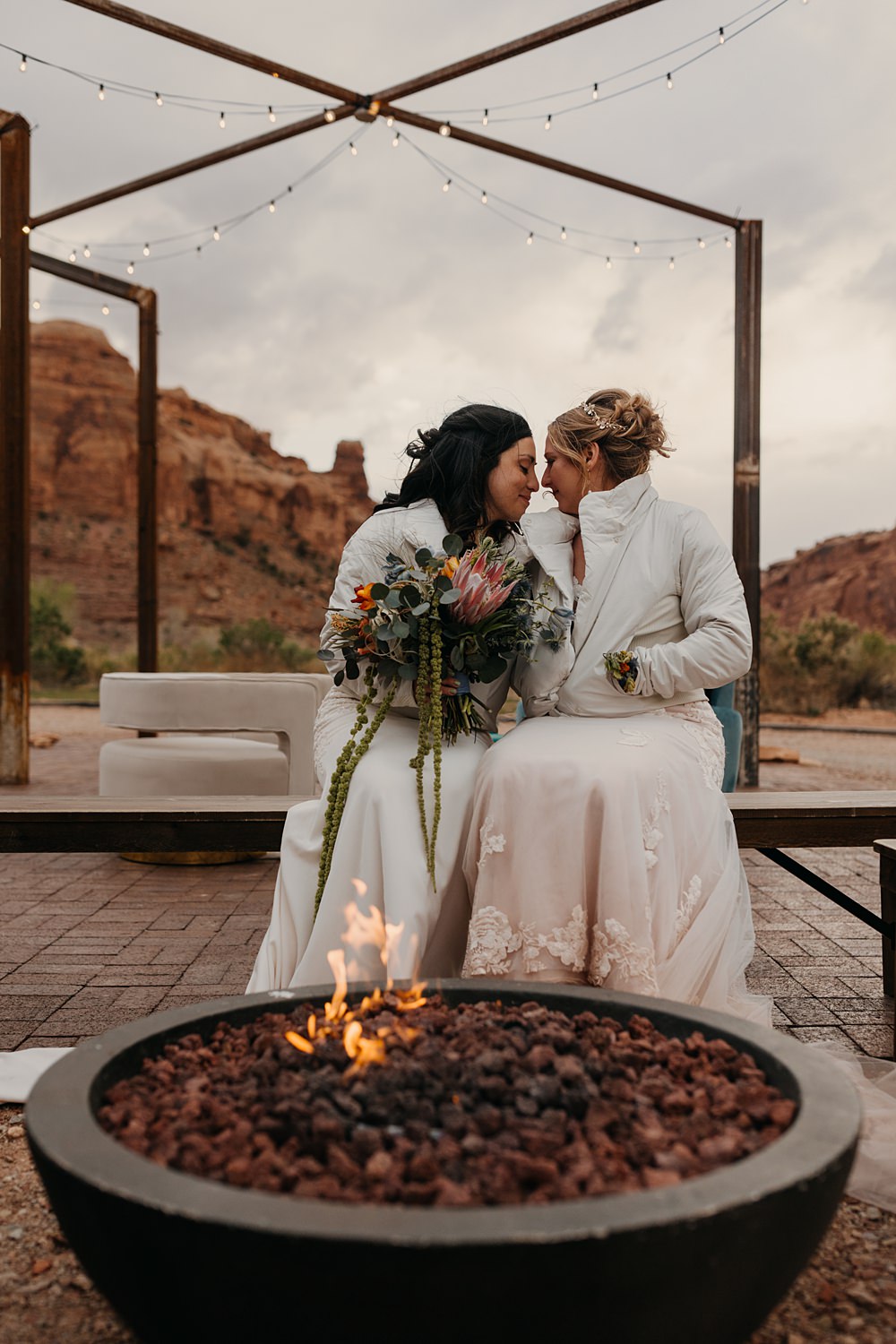 The Red Earth Venue Wedding Adventure and Vow Fire Pit