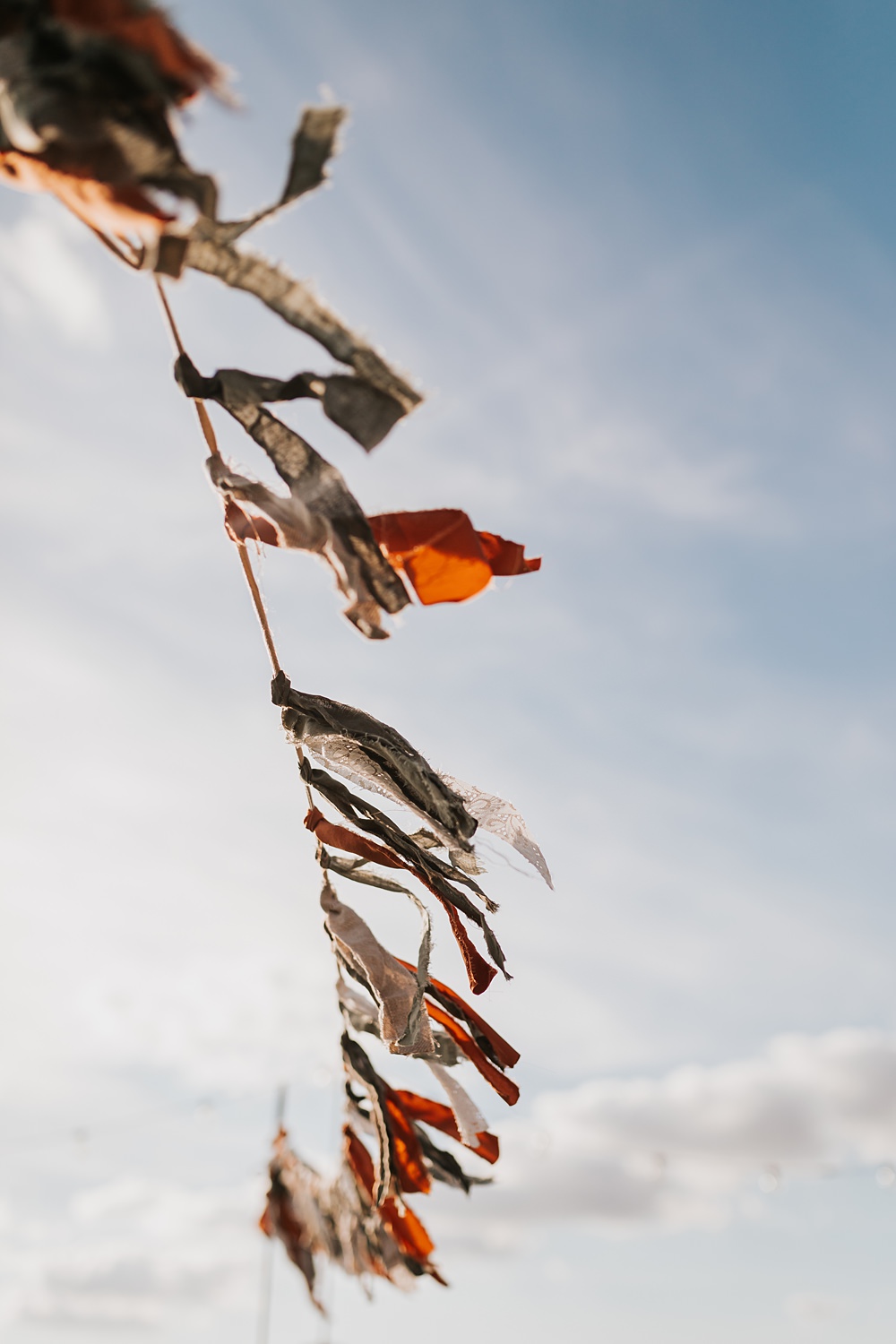 Chidham Barn Wedding Lucy Davis Photography Rag Bunting