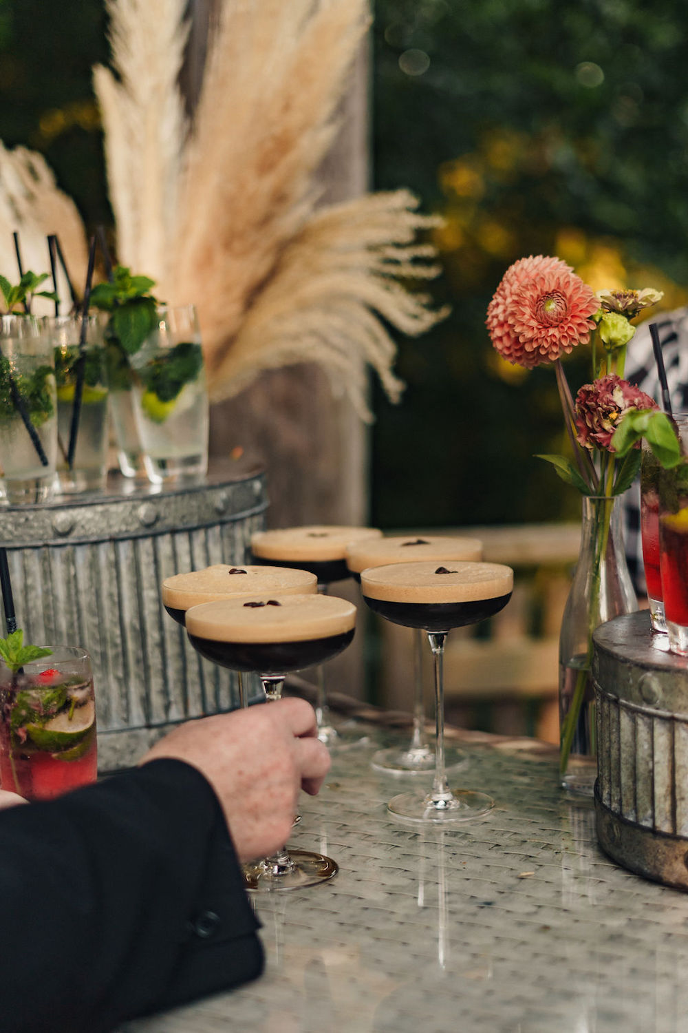 Disco Boho Wedding The Chamberlins Cocktails