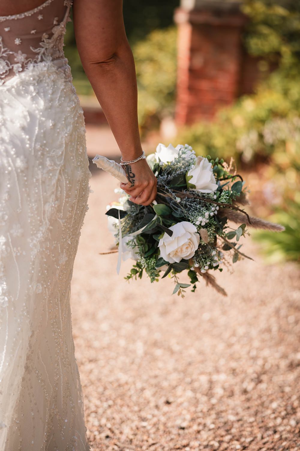 Magical Autumn Wedding Fabio Photography Bouquet Flowers White Greenery