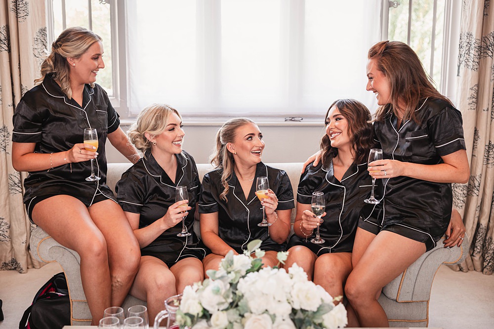 Magical Autumn Wedding Fabio Photography Bridesmaid PJs