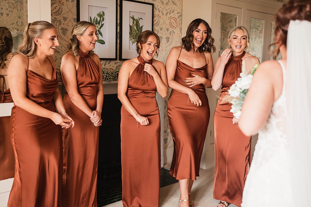 Magical Autumn Wedding Fabio Photography Rust Long Bridesmaid Dresses