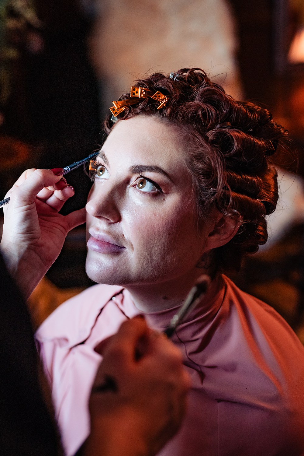 Vintage Winter Wonderland Wedding Ideas Natalia Case Photography Bride Makeup