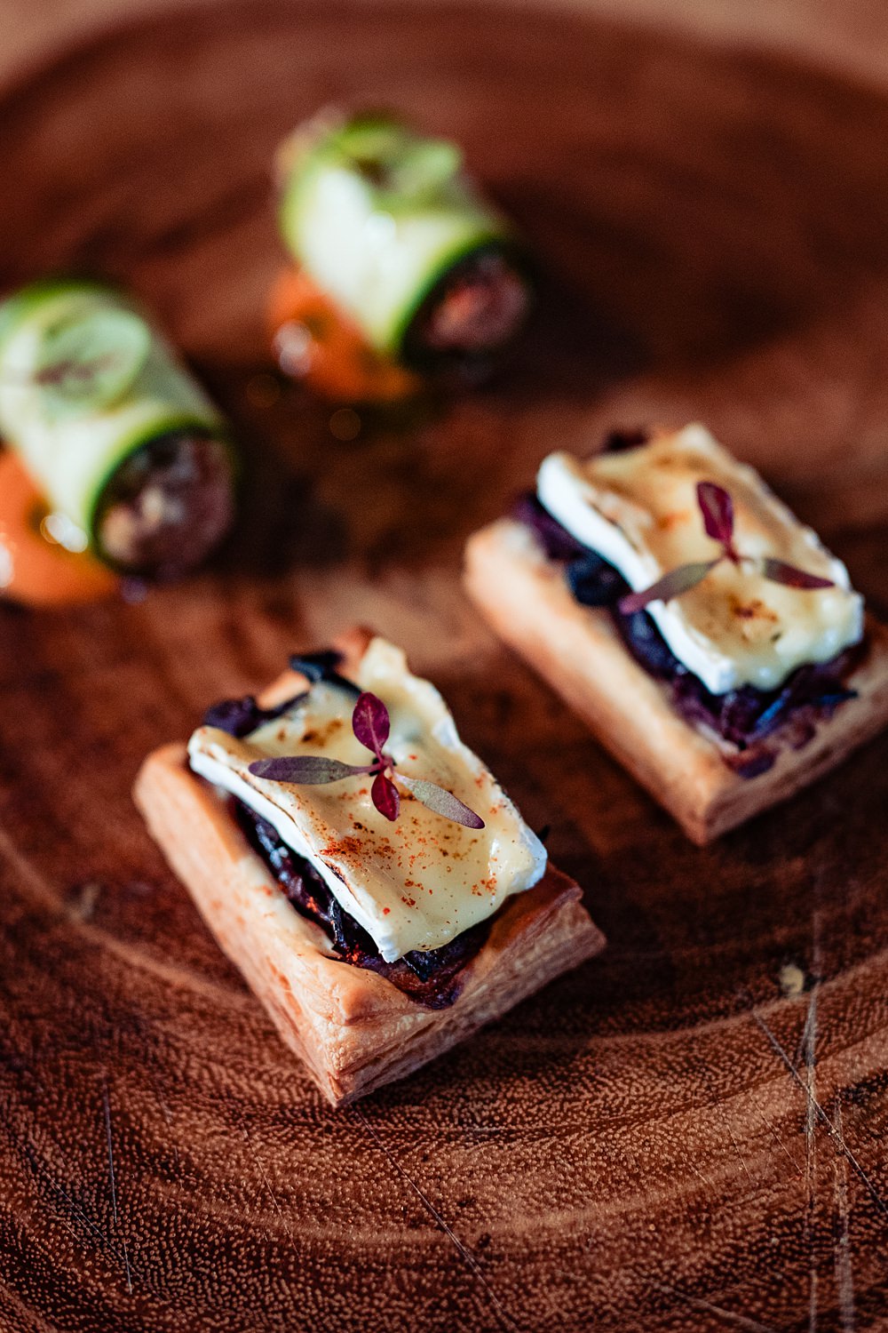 Vintage Winter Wonderland Wedding Ideas Natalia Case Photography Canapes