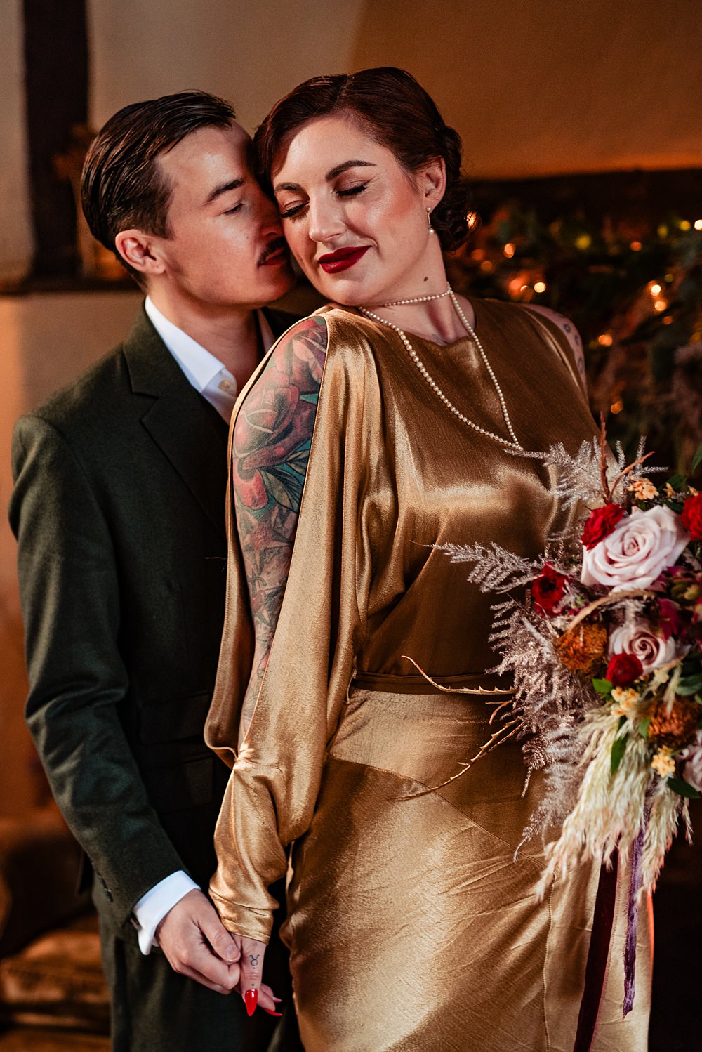 Vintage Winter Wonderland Wedding Ideas Natalia Case Photography