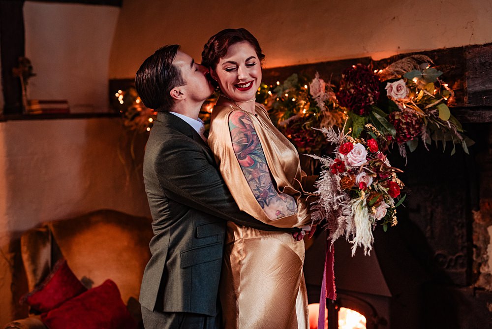 Vintage Winter Wonderland Wedding Ideas Natalia Case Photography
