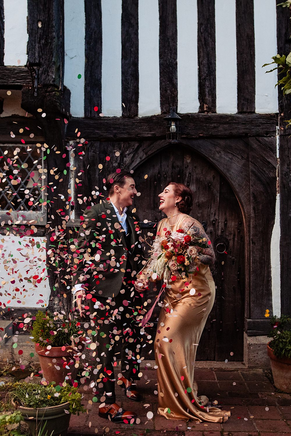 Vintage Winter Wonderland Wedding Ideas Natalia Case Photography Confetti Throw