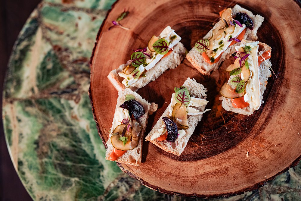 Vintage Winter Wonderland Wedding Ideas Natalia Case Photography Canapes