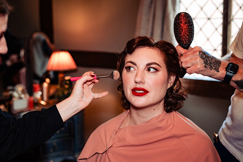 Vintage Winter Wonderland Wedding Ideas Natalia Case Photography Bride Makeup