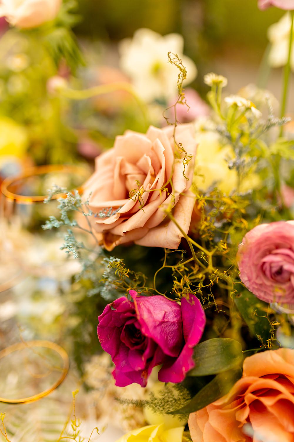Cedar Lakes Estate Wedding Ideas Little But Fierce Photography Pink Roses Centrepiece