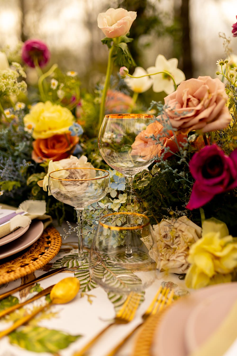 Cedar Lakes Estate Wedding Ideas Little But Fierce Photography Table Flower Runners Wildflowers Colourful Centrepiece