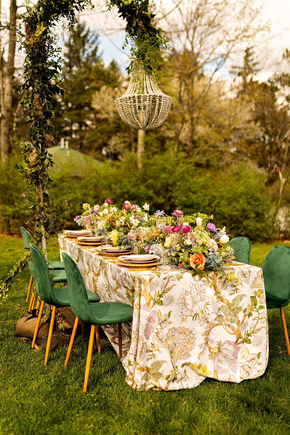 Cedar Lakes Estate Wedding Ideas Little But Fierce Photography Table Flower Runners Wildflowers Colourful Centrepiece Pattern Cloth