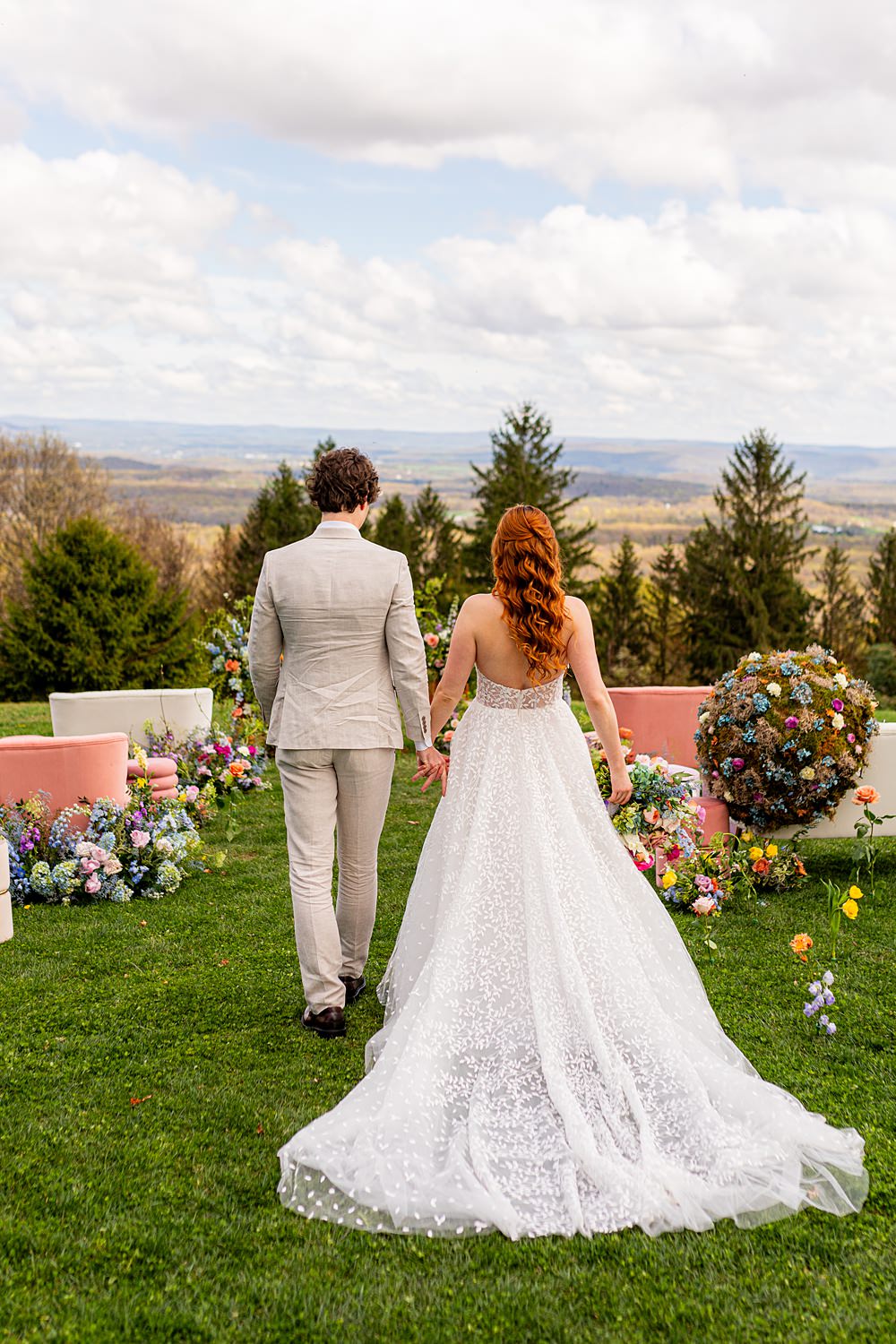 Cedar Lakes Estate Wedding Ideas Little But Fierce Photography Wildflower Aisle Terracotta Furniture Outdoor