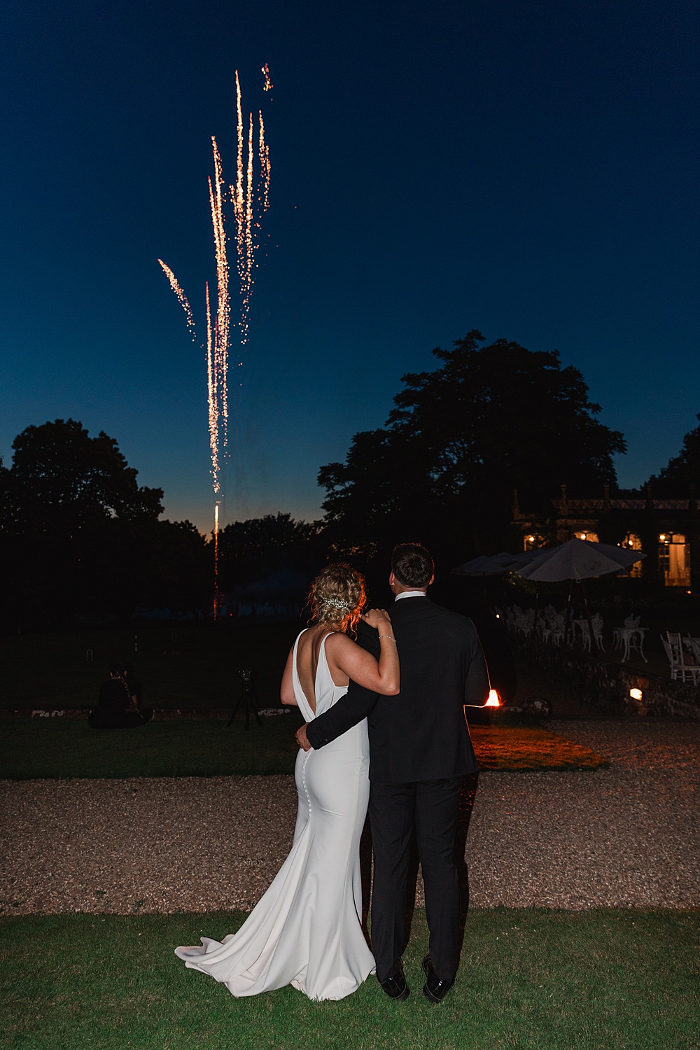 St Audries Park Wedding James and Kerrie Photography Fireworks