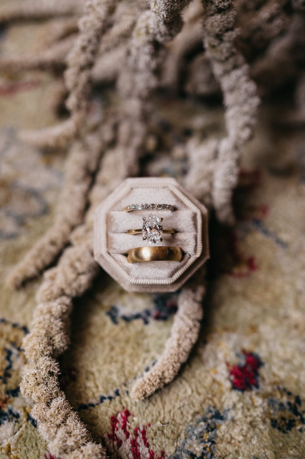 Antigua Guatemala Destination Wedding Daniel Lopez Perez Wedding Photography Rings Velvet Box