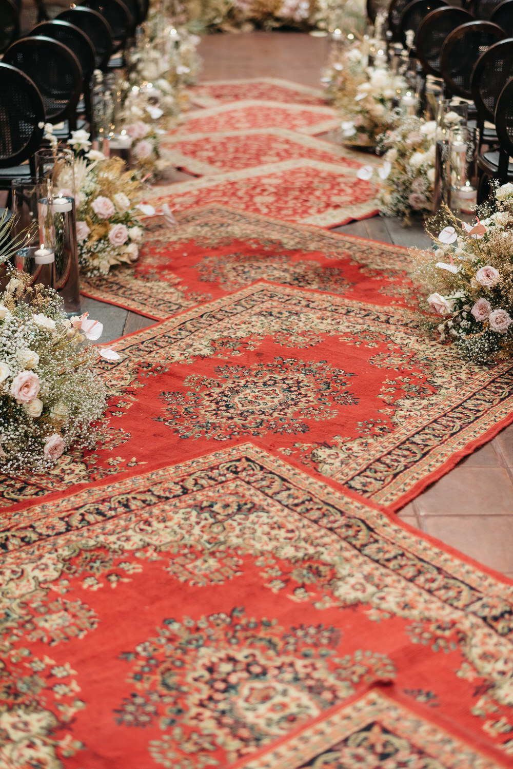 Antigua Guatemala Destination Wedding Daniel Lopez Perez Wedding Photography Aisle Rugs Flowers Decor Ceremony