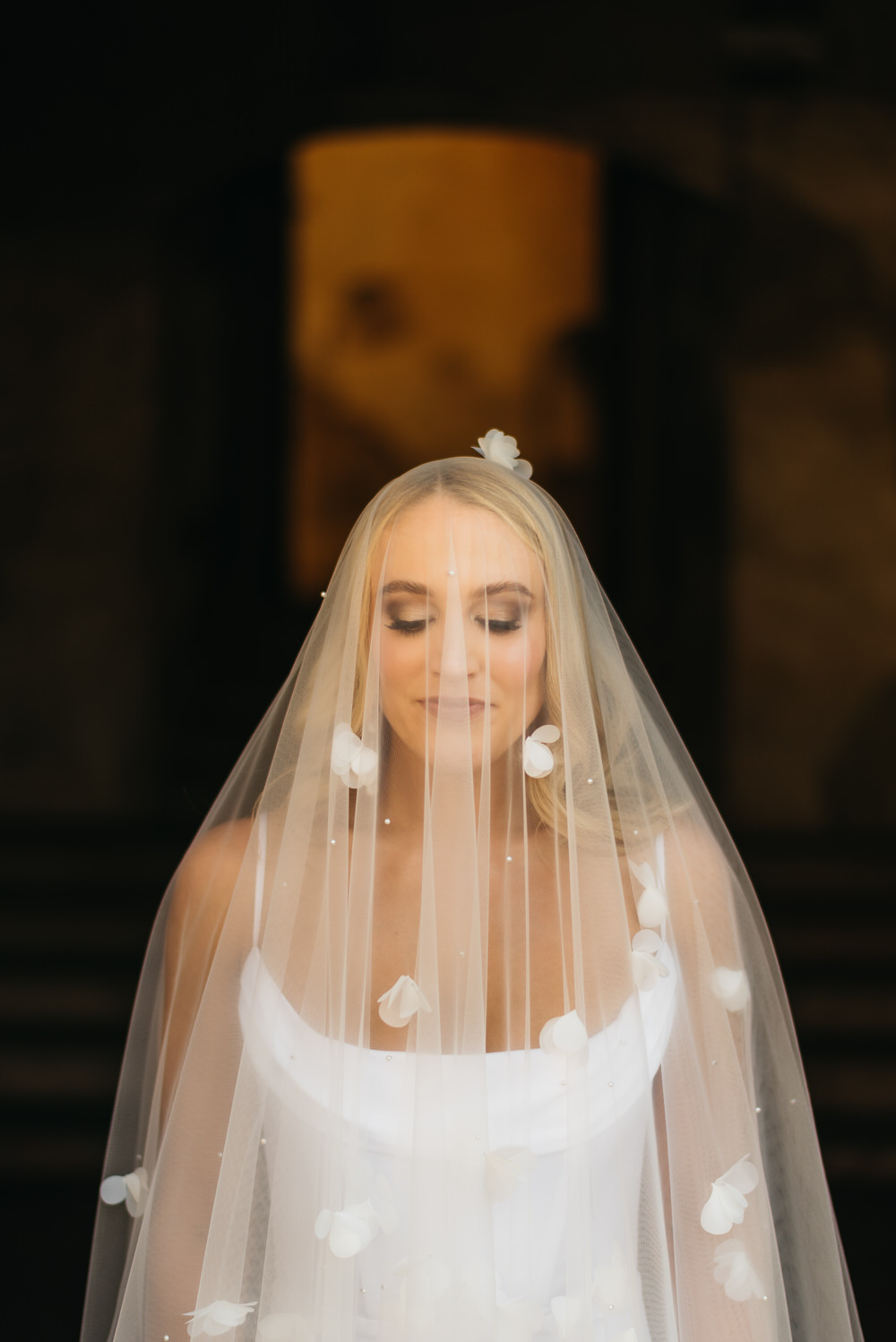 Antigua Guatemala Destination Wedding Daniel Lopez Perez Wedding Photography Floral Appliqué Veil Bride