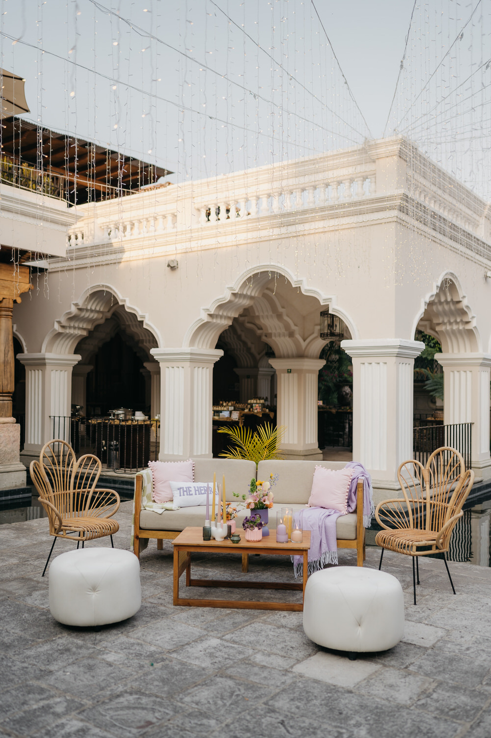 Antigua Guatemala Destination Wedding Daniel Lopez Perez Wedding Photography Seating Area