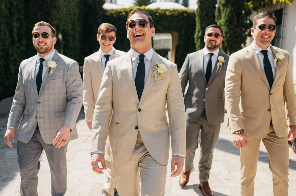 Antigua Guatemala Destination Wedding Daniel Lopez Perez Wedding Photography Groom Groomsmen Mismatched Suits