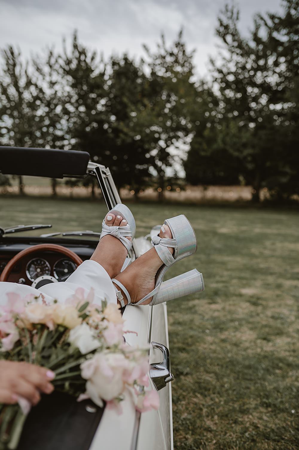 Mill Farm Wedding Ideas Happy Moments Co Bride Silver Platform Shoes