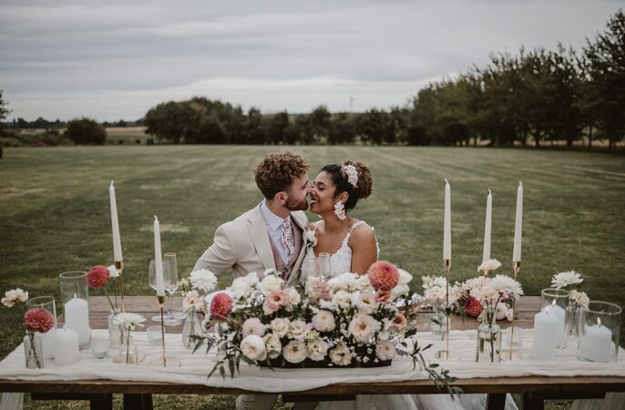 Mill Farm Wedding Ideas Happy Moments Co Table Outdoor Flowers Candles