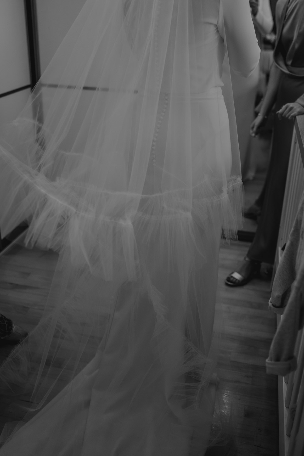 Tullyglass Hotel Wedding Sheena T Photography Tier Ruffle Veil Bride