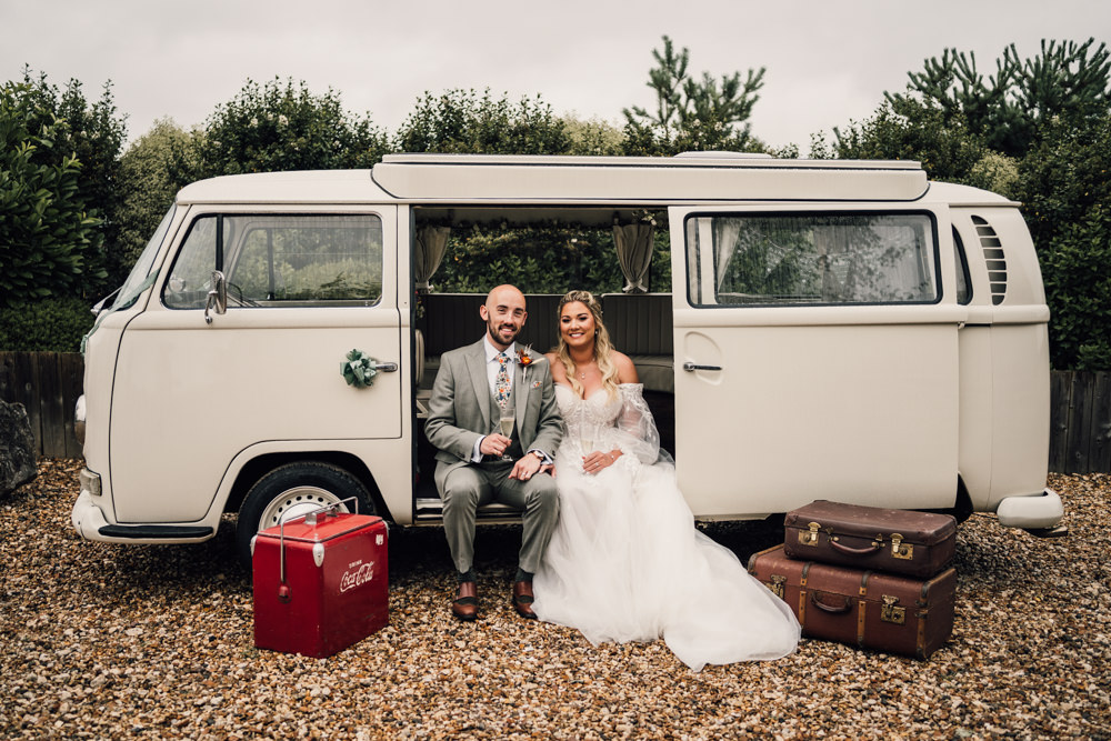 Nottinghamshire Farm Wedding David Lindsley Photography Campervan