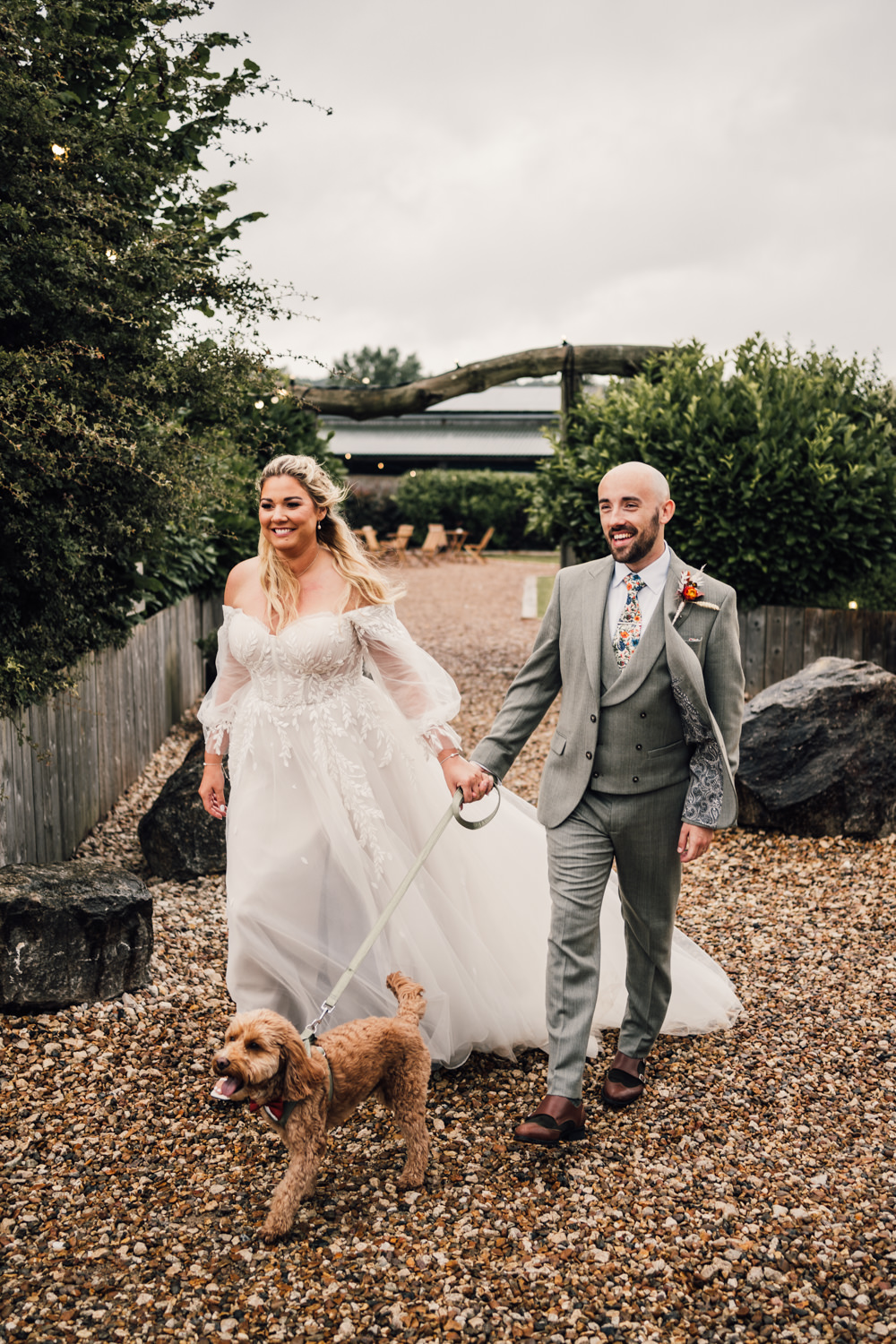 Nottinghamshire Farm Wedding David Lindsley Photography Pet Dog