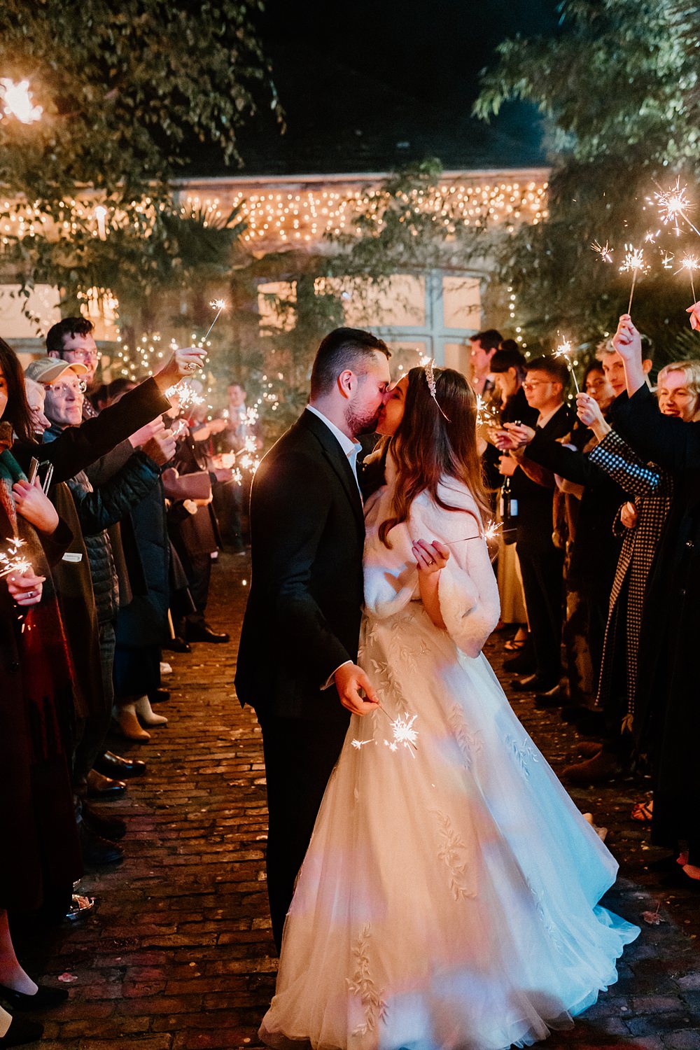 The Matara Centre Wedding Amy Woodham Photography Sparklers Bride Groom Exit