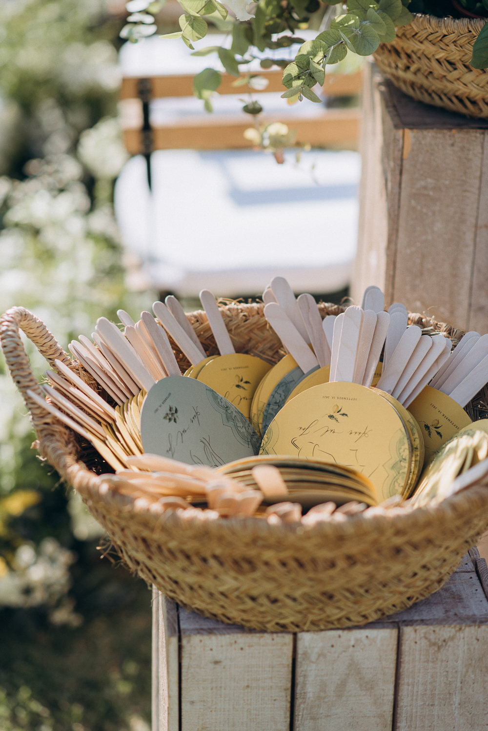 Baglio Strafalcello Wedding Anna Vlasiuk Photography Paper Fan Order Ceremony Stationery