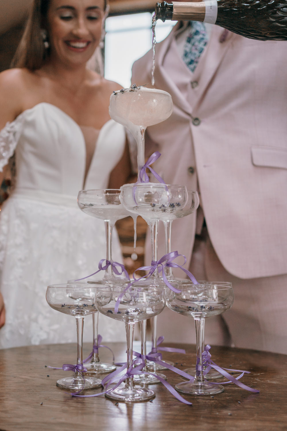 Lancrigg Wedding Olivia Weldon Photography Drink Tower