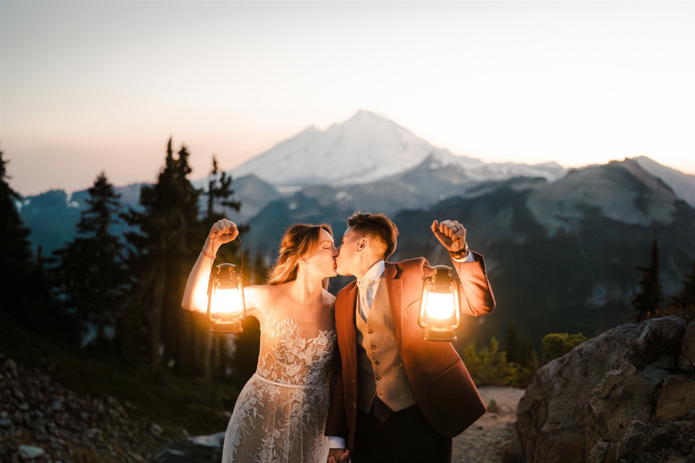 North Cascades National Park Elopement The Foxes Photography Lanterns