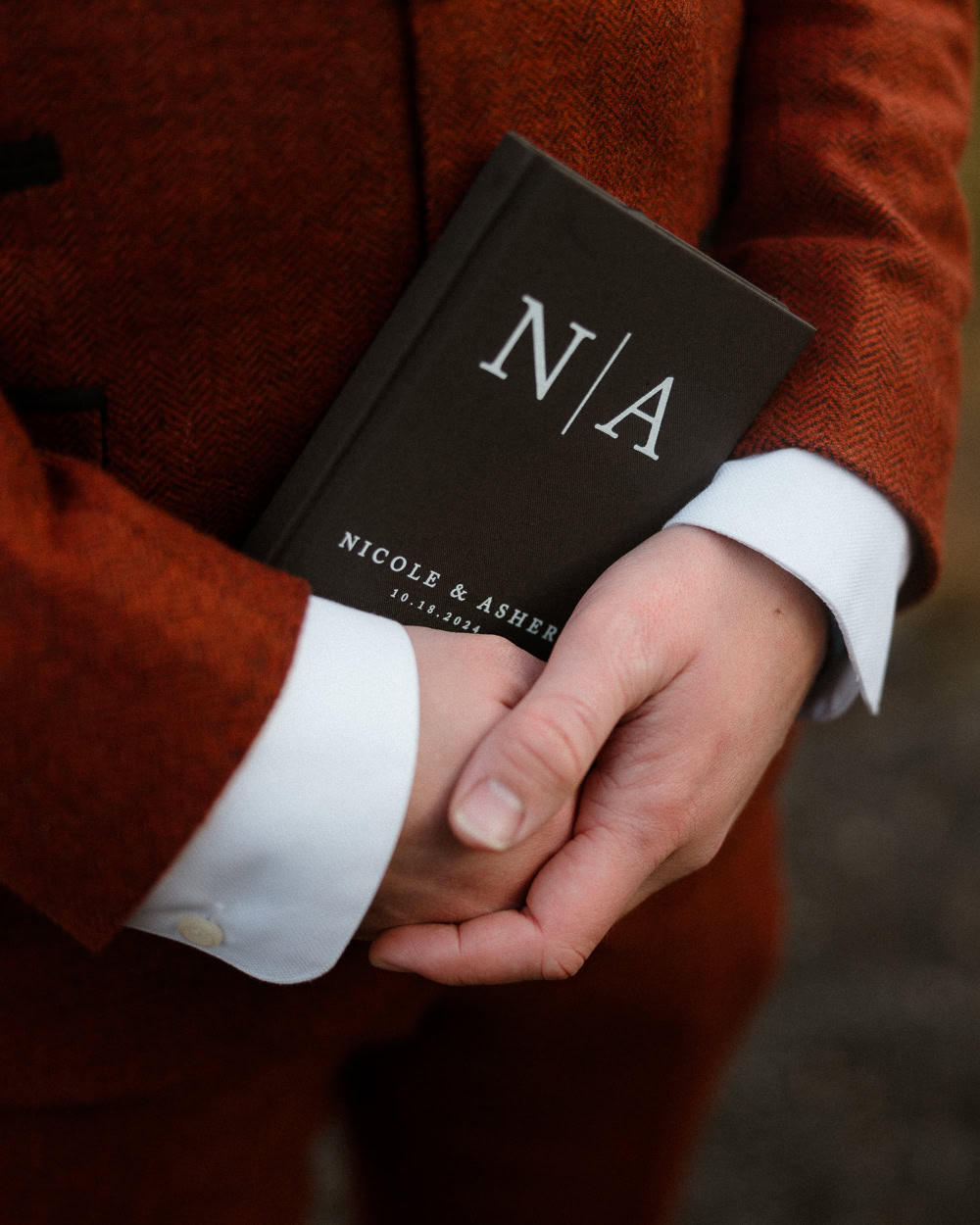 Reynisfjara Iceland Elopement Ast og Hraun Vow Book