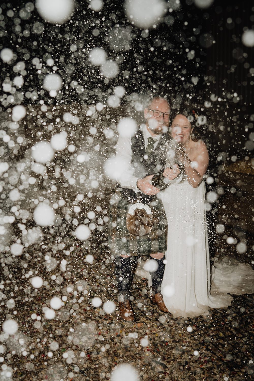 The Barn at Charleton Wedding Scott Arlow Photography Drink Spray