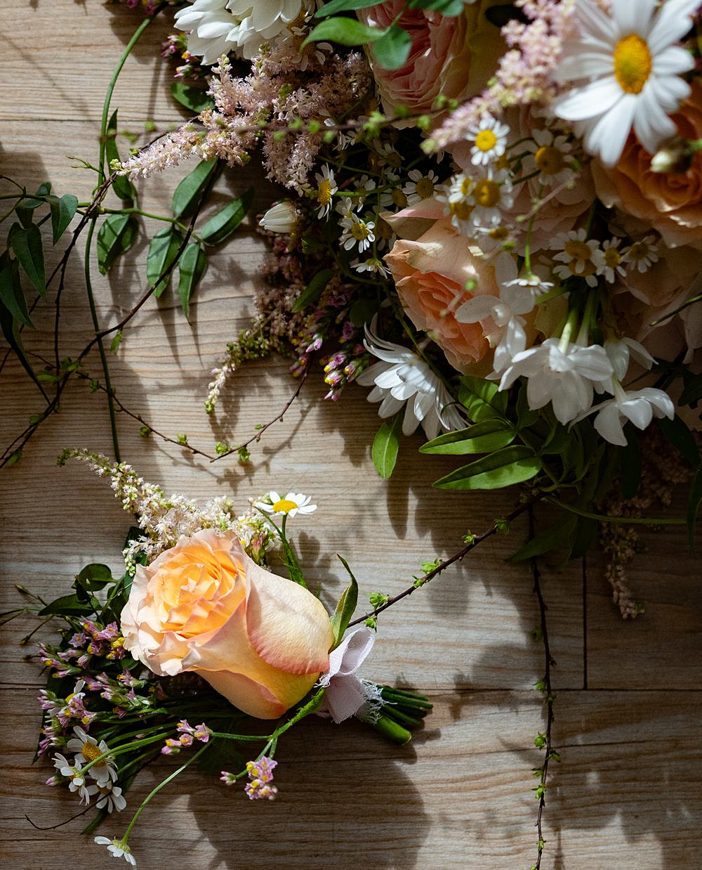 Wennington Hall Wedding Ideas Studio Dark Pretty Buttonhole Flowers