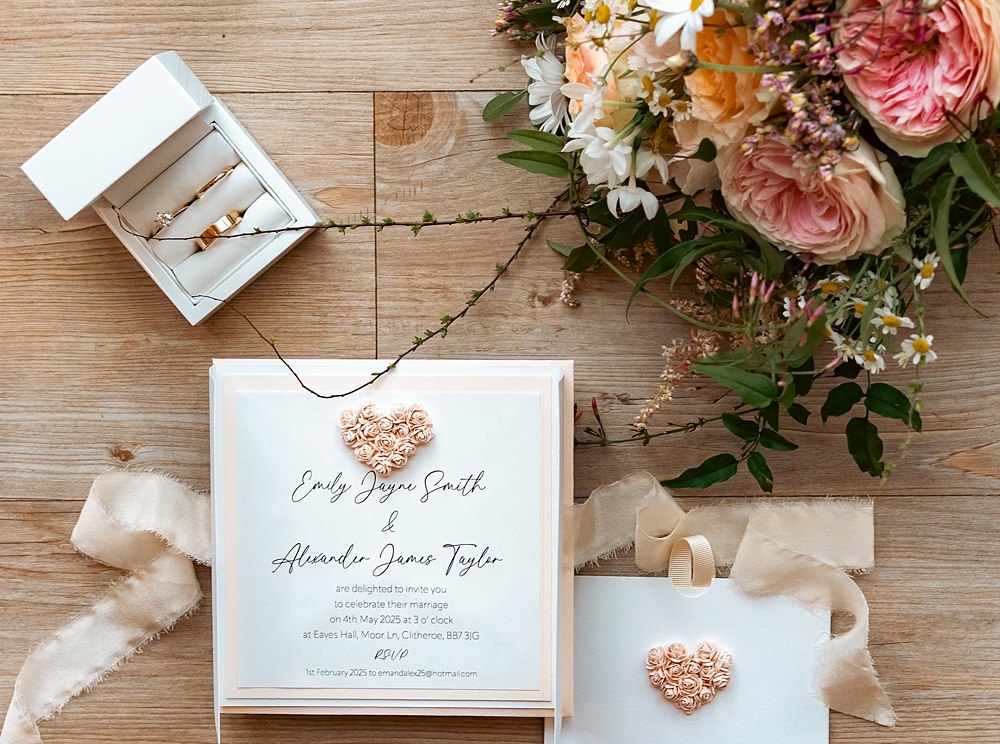 Wennington Hall Wedding Ideas Studio Dark Floral Stationery Accessories