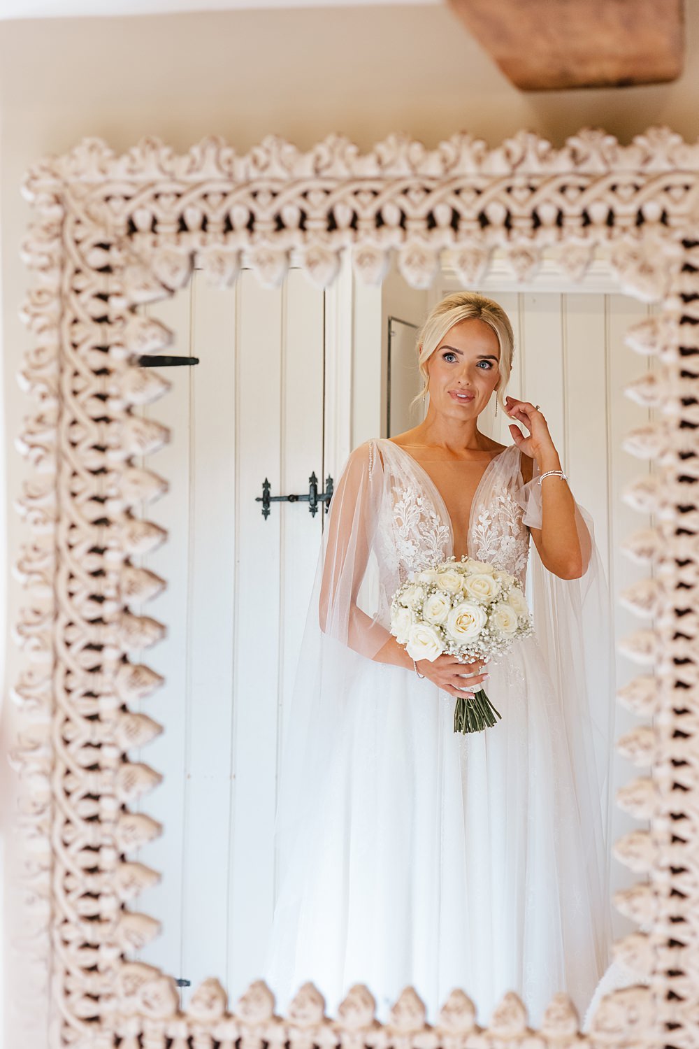 Crockwell Farm Wedding Amara Grace Photography Bride Dress Tulle Veil