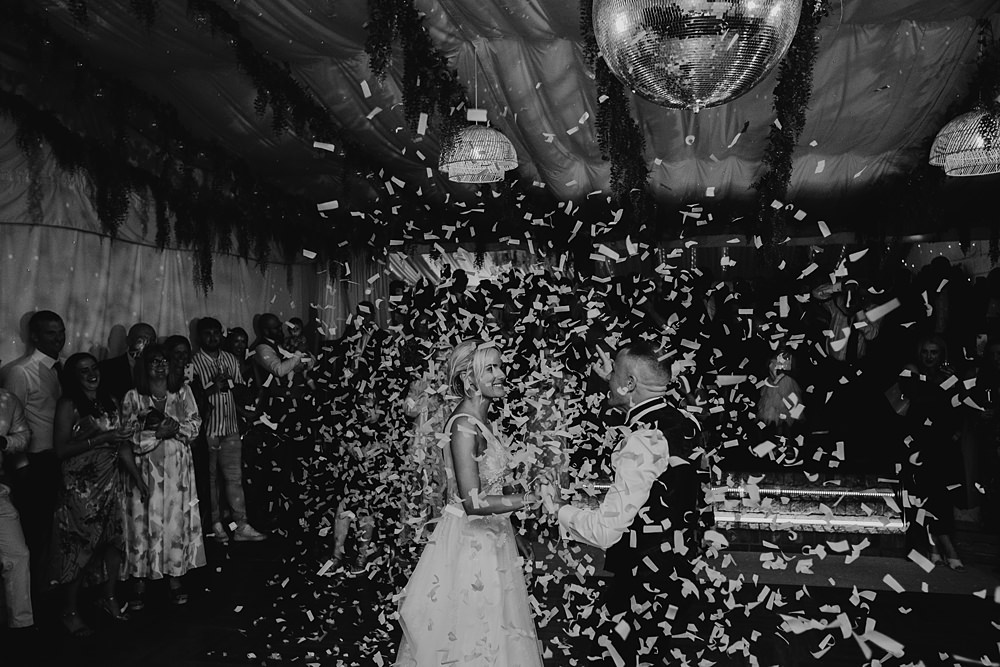 Crockwell Farm Wedding Amara Grace Photography Confetti Dancefloor