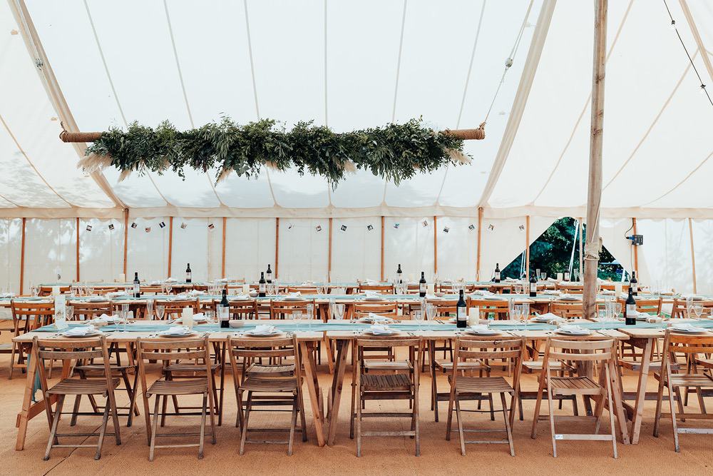 Mr Moleceys Marvellous Mill Wedding Nathan Walker Photography Marquee Greenery Installation Hanging