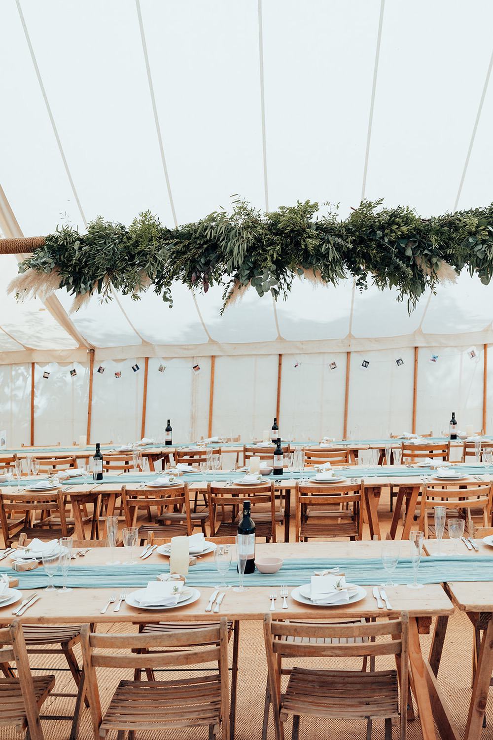 Mr Moleceys Marvellous Mill Wedding Nathan Walker Photography Marquee Greenery Installation Hanging