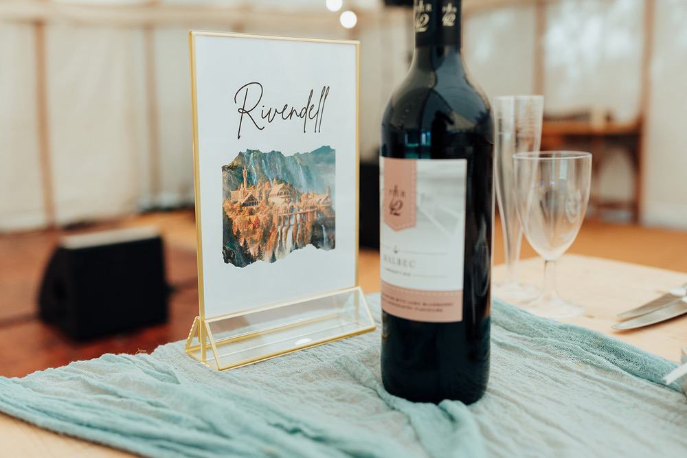 Mr Moleceys Marvellous Mill Wedding Nathan Walker Photography Table Name